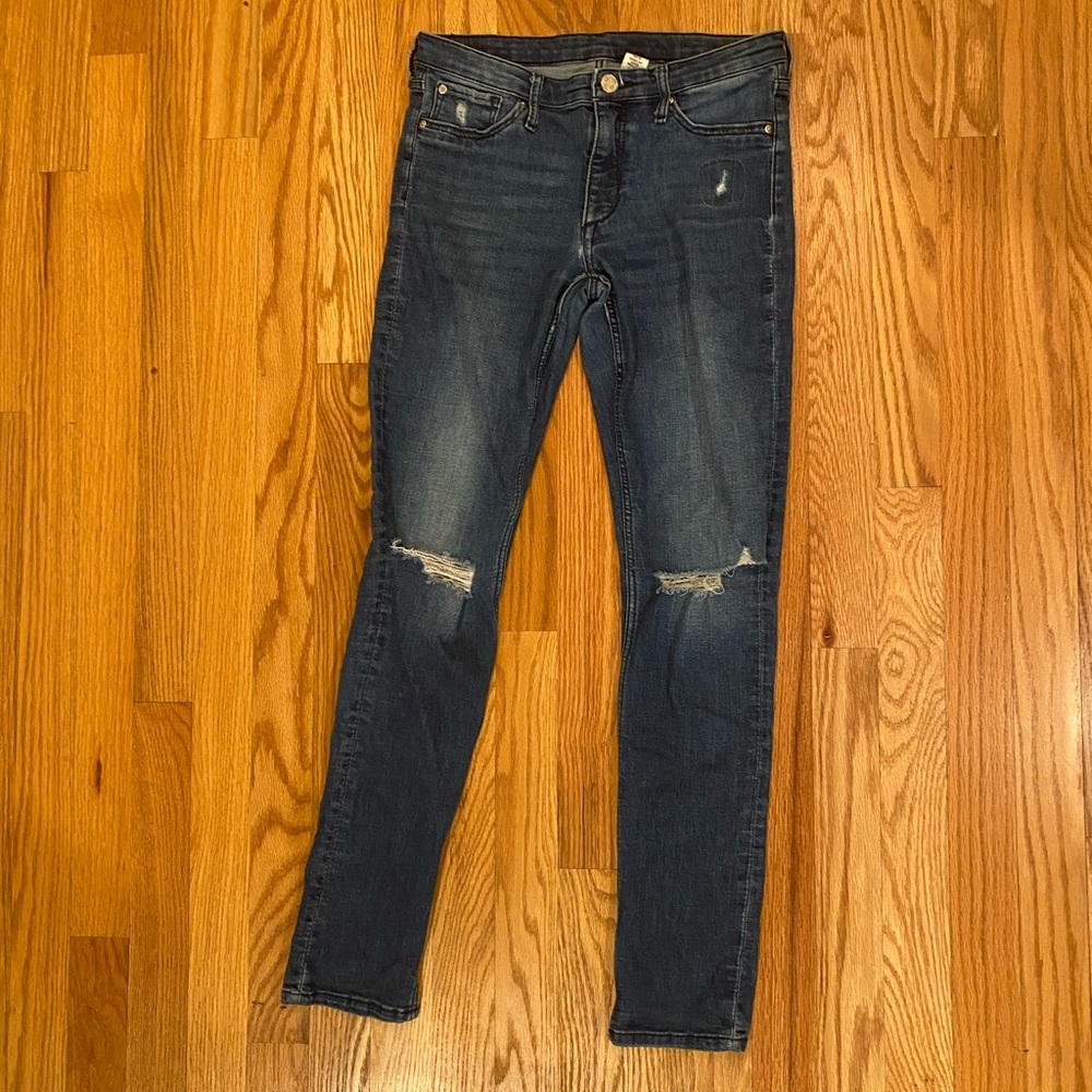 H&M ripped jeans